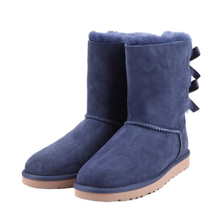 UGG MID DOUBLE BOW SNOW BOOTS FEMALE