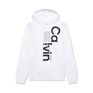 Calvin Klein Long Sleeve Broken Logo Pullover Hoodie