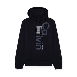 Calvin Klein Long Sleeve Broken Logo Pullover Hoodie