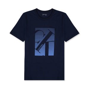 Calvin Klein Short Sleeve Pixel Ombre Monogram T-Shirt