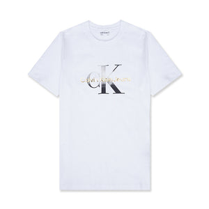 Calvin Klein Short Sleeve Gold Monogram Crewneck Tee